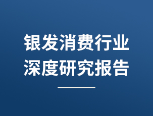 银发消费行业深度研究报告